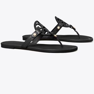 Tory Burch Miller Sandal in Perfect Black (size 10)